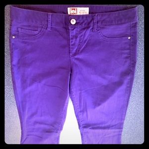 Royal Purple Comfy Skinny lei Jeans